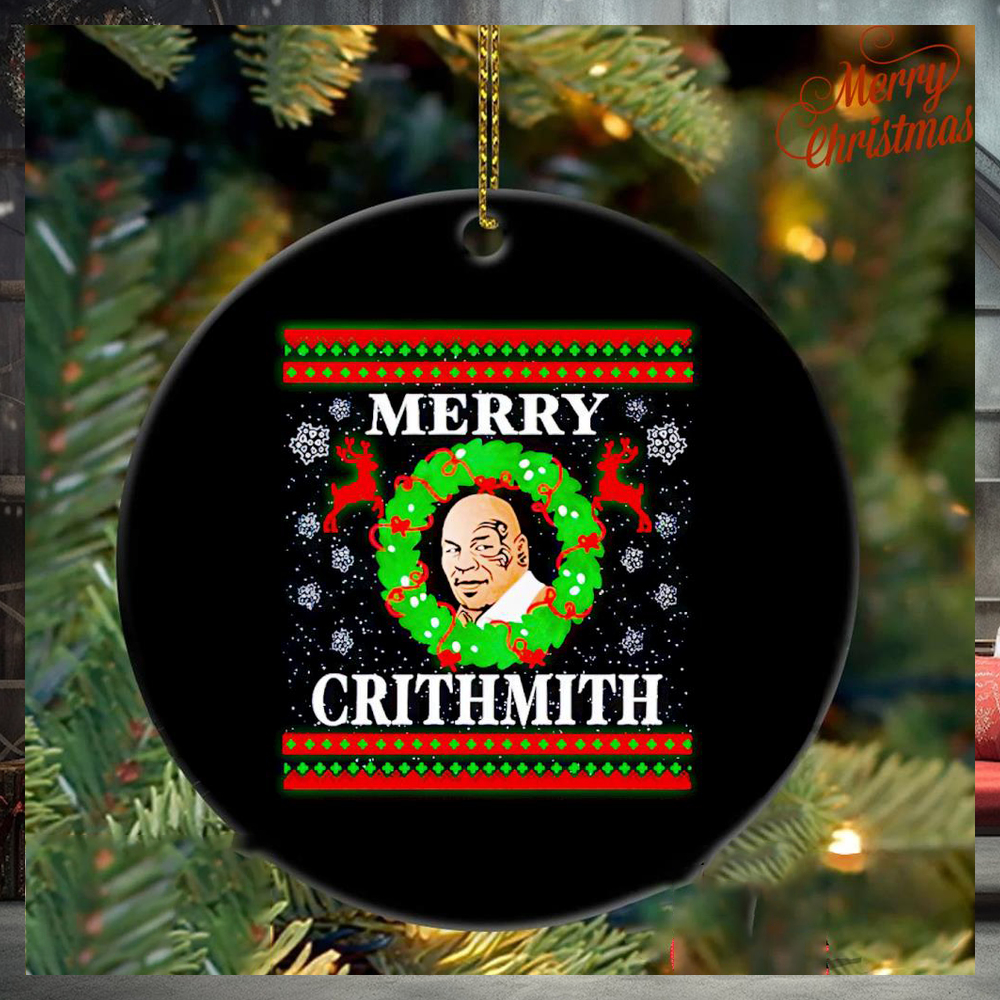 Mike Tyson Merry Crithmith Christmas ornament Mike Tyson Merry Crithmith Christmas ornament