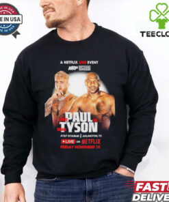 Mike Tyson Vs Jake Paul Live On Nerflic Friday November 15, 2024 Shirt