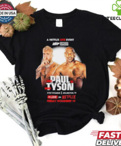 Mike Tyson Vs Jake Paul Live On Nerflic Friday November 15, 2024 Shirt