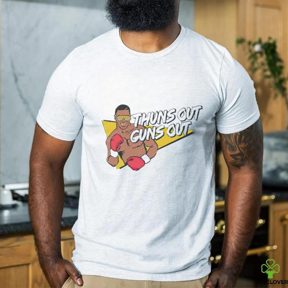 Mike Tyson thuns out guns out shirt Mike Tyson thuns out guns out shirt
