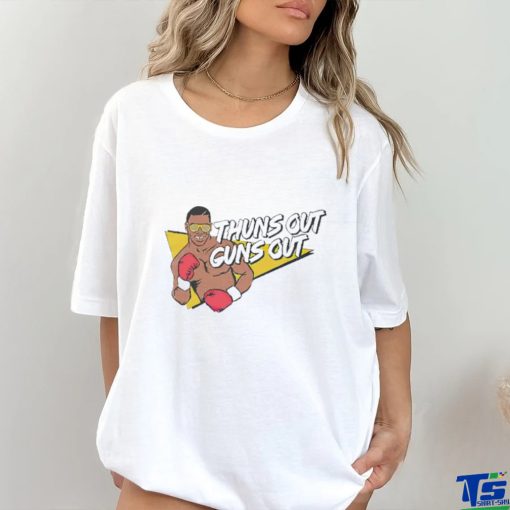 Mike Tyson thuns out guns out shirt