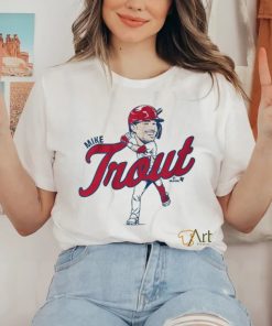 Mike trout caricature shirt
