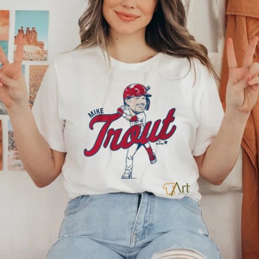 Mike trout caricature shirt