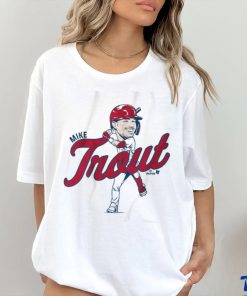 Mike trout caricature shirt