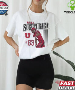 Miki Suguturaga #83 Utah Utes Football Cartoon t shirt