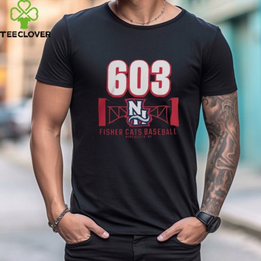 Milb Store New Hampshire Fisher Cats Nh 603 All Day Black Official T Shirt
