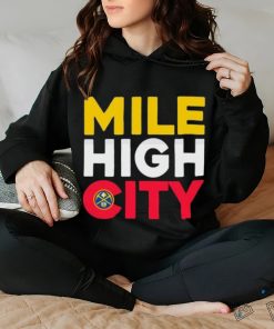 Mile High City Denver Nuggets Basketball NBA logo shirt