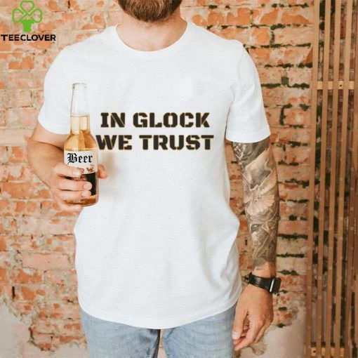 Military Glock Graphic Tee In Glock We Trust Yellow T Shirt