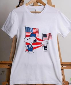 Military Snoopy American Flag Shirt 2 Military Snoopy American Flag Shirt