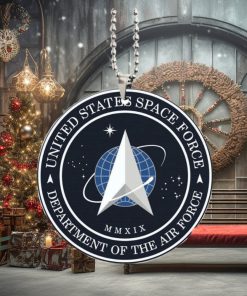 Military US Space Force 2023 Holiday Christmas Decorations Ornament