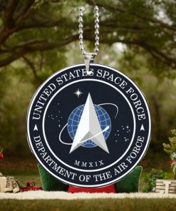 Military US Space Force 2023 Holiday Christmas Decorations Ornament
