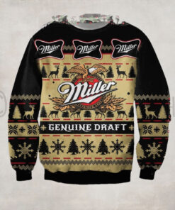 Miller Genuine Draft Beer Ugly Christmas Sweater