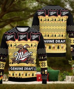 Miller Genuine Draft Christmas Ugly Sweater