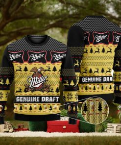 Miller Genuine Draft Ugly Miller Beer Ugly Gift Christmas 3D Sweater For Men And Women