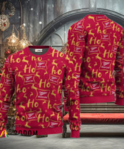 Miller High Life Ho Ho Ho Christmas Sweater