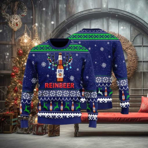 Miller Lite Beer Best Ugly Xmas Christmas Sweater Christmas Gift