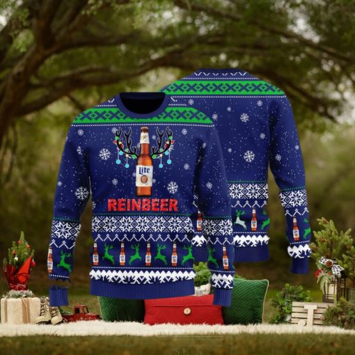 Miller Lite Beer Best Ugly Xmas Christmas Sweater Christmas Gift