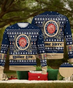 Miller Lite Beer Custom Limited Christmas Sweater