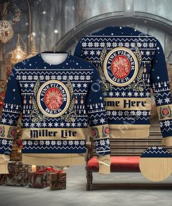 Miller Lite Beer Custom Limited Christmas Sweater