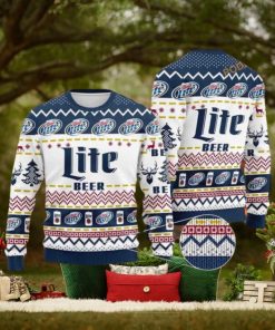 Miller Lite Beer Friends Christmas Sweater