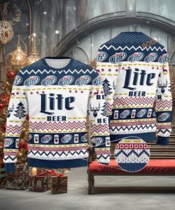 Miller Lite Beer Friends Christmas Sweater