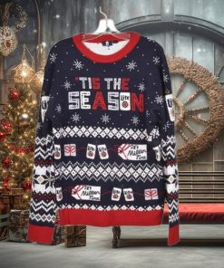 Miller Lite Beer Ugly Christmas Sweater Holiday Long Sleeve Crew Neck Size Large