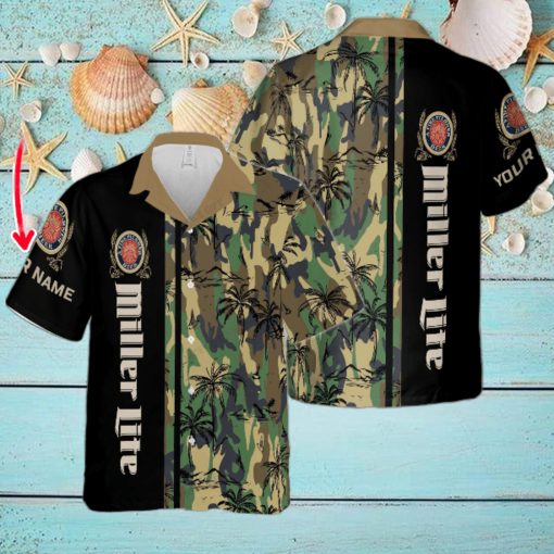 Miller Lite Custom Name New Outfit Hawaiian Shirt