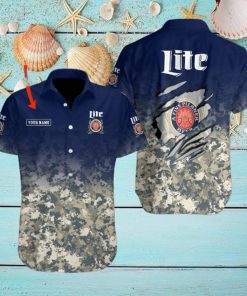 Miller Lite Custom Name Unique Full Printing Hawaiian Shirt