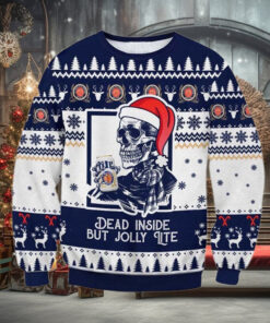 Miller Lite Dead Inside Ugly Sweater