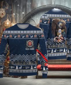 Miller Lite Eagle Ugly Christmas Sweater