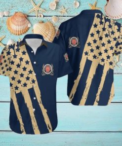 Miller Lite USA Flag Hawaiian Combo Shirt And Short Gift Hawaiian For Mens