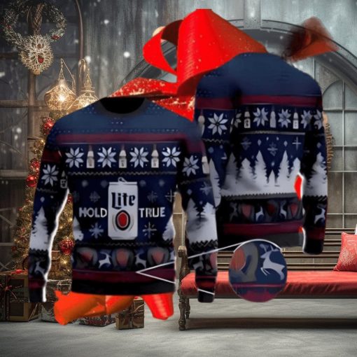 Miller Lite Ugly Beer Christmas Sweater Nice Gift For Everyone