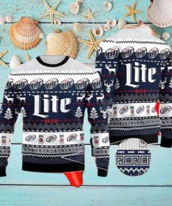 Miller Lite Ugly Sweater Nice Gift For Everyone