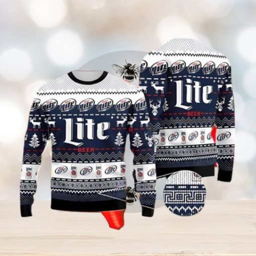 Miller Lite Ugly Sweater Nice Gift For Everyone