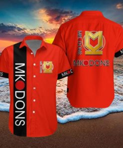 Milton Keynes Dons 2024 Hawaiian Shirt And Short