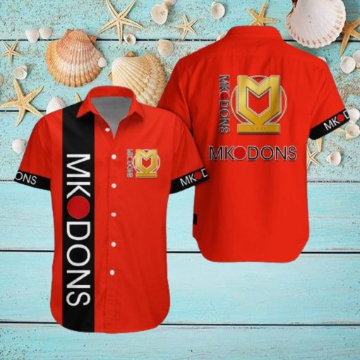Milton Keynes Dons 2024 Hawaiian Shirt And Short