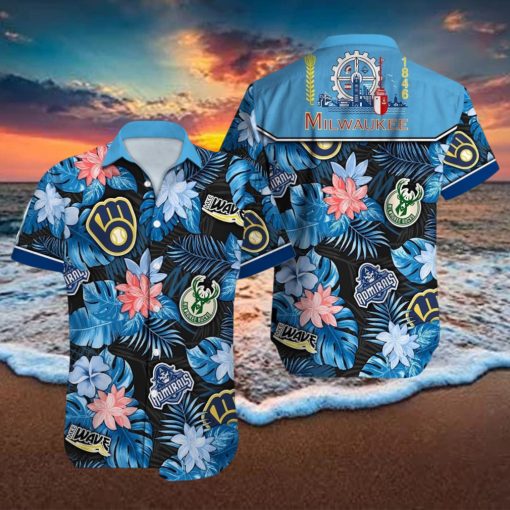 Milwaukee All Over Printed Hawaiian Shirt For Fans