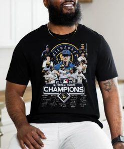 Milwaukee Brewers 2023 National Central Division Champions Signatures t shirt