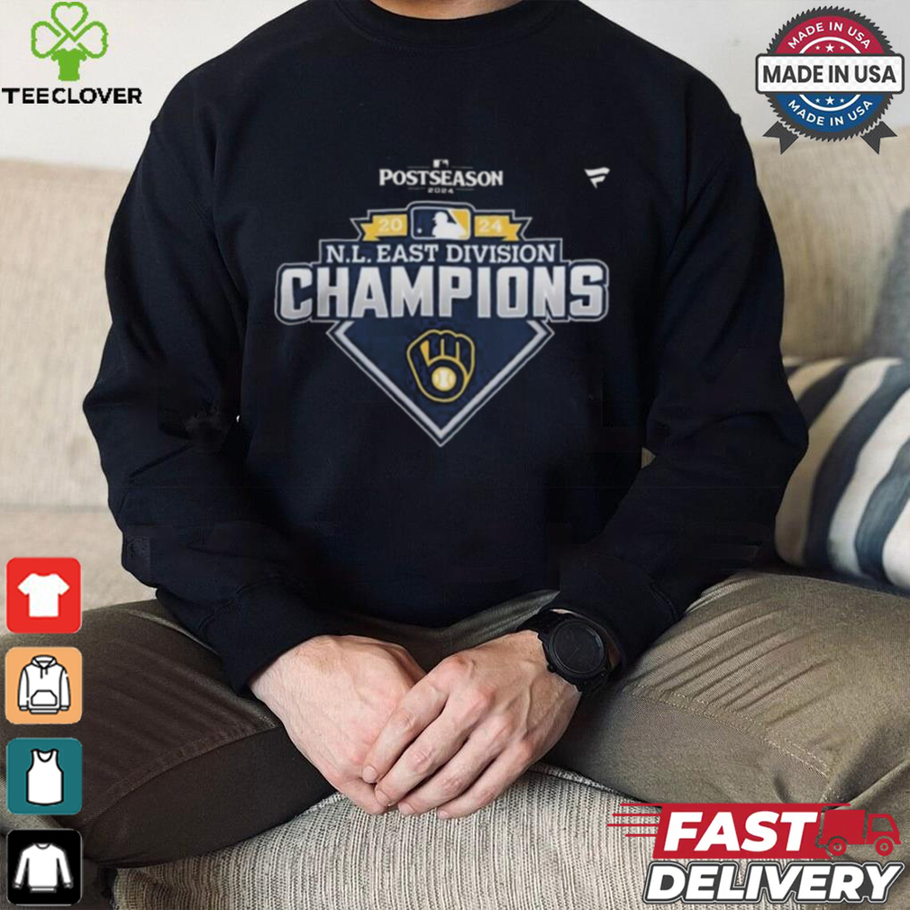 Milwaukee Brewers 2024 NL Central Division Champions Shirt Milwaukee Brewers 2024 NL Central Division Champions Shirt