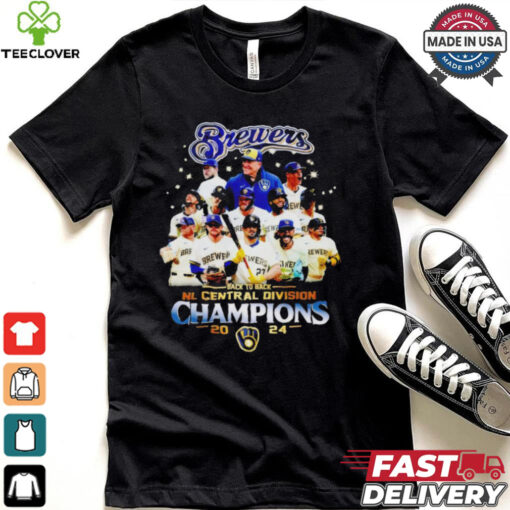 Milwaukee Brewers Back To Back NL Central Division Champions 2024 T Shirt