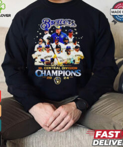 Milwaukee Brewers Back To Back NL Central Division Champions 2024 T Shirt