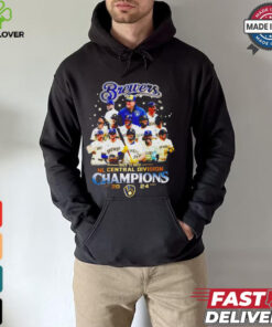 Milwaukee Brewers Back To Back NL Central Division Champions 2024 T Shirt