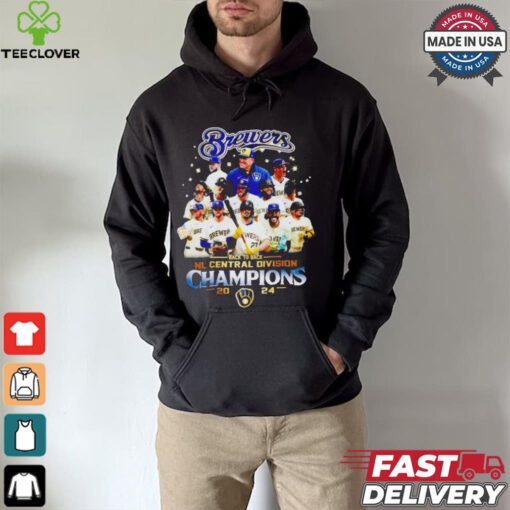 Milwaukee Brewers Back To Back NL Central Division Champions 2024 T Shirt