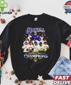 Milwaukee Brewers Back To Back NL Central Division Champions 2024 T Shirt
