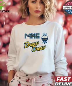 Milwaukee Brewers Brew Crew City Connect Logo t shirt