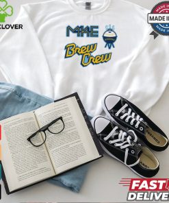 Milwaukee Brewers Brew Crew City Connect Logo t shirt