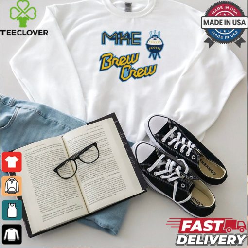 Milwaukee Brewers Brew Crew City Connect Logo t shirt