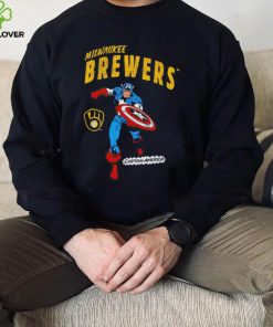 Milwaukee Brewers Captain America Marvel retro hoodie, sweater, longsleeve, shirt v-neck, t-shirt