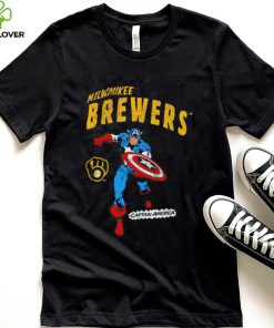 Milwaukee Brewers Captain America Marvel retro hoodie, sweater, longsleeve, shirt v-neck, t-shirt