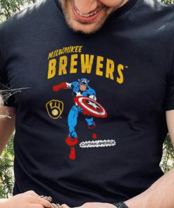 Milwaukee Brewers Captain America Marvel retro hoodie, sweater, longsleeve, shirt v-neck, t-shirt